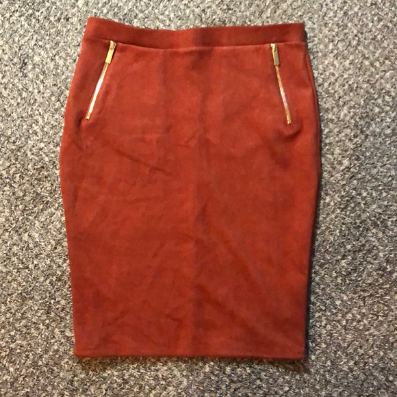 olivia blu Dresses & Skirts - Burnt Orange Skirt
